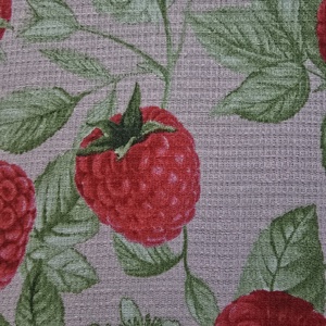 Málna mintás pamut konyharuha, törlőkendő - otthon & életmód - konyhafelszerelés, tálalás - konyhai textil - konyharuha & törlőkendő - Meska.hu