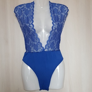 Királykék színű szexi csipkés body, Ruha & Divat, Női ruha, Fürdőruha & Fehérnemű, Varrás, MESKA
