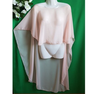 Barack színű, elől rövid hátul hosszú muszlin pelerin, alkalmi válltakaró - esküvő - kiegészítők - bolero és válltakaró - Meska.hu Barack színű, elől rövid hátul hosszú muszlin pelerin, alkalmi válltakaró - esküvő - kiegészítők - bolero és válltakaró - Meska.hu