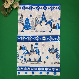 Karácsonyi manó mintás pamut konyharuha, törlőkendő, Otthon & Életmód, Konyhafelszerelés, tálalás, Konyhai textil, Konyharuha & Törlőkendő, Varrás, MESKA