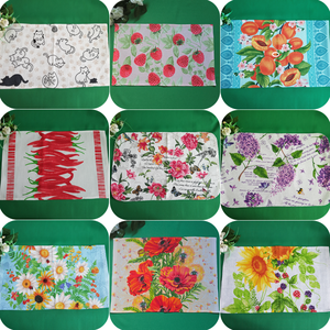 Karácsonyi manó mintás pamut konyharuha, törlőkendő - otthon & életmód - konyhafelszerelés, tálalás - konyhai textil - konyharuha & törlőkendő - Meska.hu