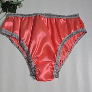 L-es / 46-os Hagyományos fazonú szatén bugyi  korall-szürke, Ruha & Divat, Női ruha, Fürdőruha & Fehérnemű, , MESKA