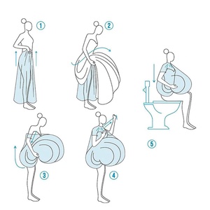 WC-zést segítő menyasszonyi alsószoknya, toilet, toalett alsószoknya - esküvő - ruha - alsószoknya, abroncs  - Meska.hu