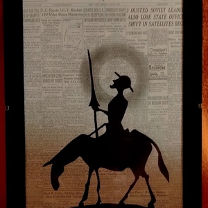 DON QUIJOTE / FALI KÉP (A/4-es méretű), Otthon & Életmód, Dekoráció, Kép & Falikép, Plakát, Festészet, MESKA