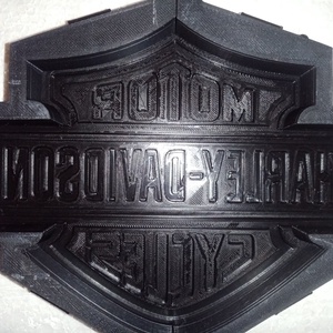  Harley Davidson falidísz öntőforma fájlok 3D nyomtatáshoz - otthon & életmód - dekoráció - kép & falikép - 3d képek - Meska.hu