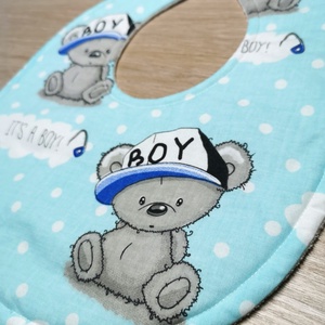 Előke It's a boy kék macis - Meska.hu