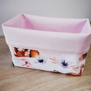 PRÉMIUM Textil asztali tároló babaszobába Őzikés, Játék & Sport, Babalátogató ajándékcsomag, Varrás, MESKA
