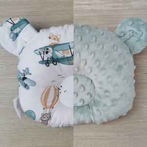 PRÉMIUM Stabilizáló MACI párna Repülő róka, maci, nyuszi zsálya minky-vel - otthon & életmód - babaszoba, gyerekszoba - gyerek díszpárna - Meska.hu