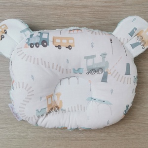 PRÉMIUM Stabilizáló MACI párna Kis vonat világos zöld minky-vel, Otthon & Életmód, Babaszoba, gyerekszoba, Gyerek díszpárna, Varrás, MESKA