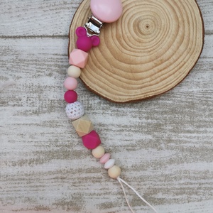 Cumilánc - Pink Mickey - játék & sport - 3 éves kor alattiaknak - cumilánc - Meska.hu