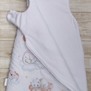 Baba hálózsák - Felhőn alvó állatok UNISEX - otthon & életmód - babaszoba, gyerekszoba - baba hálózsák, bundazsák - Meska.hu