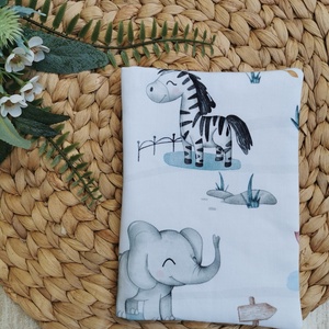 PRÉMIUM Egészségügyi kiskönyv borító állatkert - beige pöttyös UNISEX - otthon & életmód - papír, írószer - egészségügyi kiskönyv borító - Meska.hu