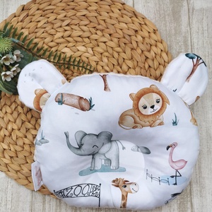 PRÉMIUM Stabilizáló MACI párna állatkert - beige minkyvel UNISEX - otthon & életmód - babaszoba, gyerekszoba - gyerek díszpárna - Meska.hu
