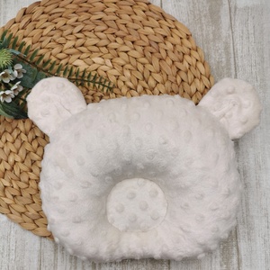 PRÉMIUM Stabilizáló MACI párna állatkert - beige minkyvel UNISEX - otthon & életmód - babaszoba, gyerekszoba - gyerek díszpárna - Meska.hu