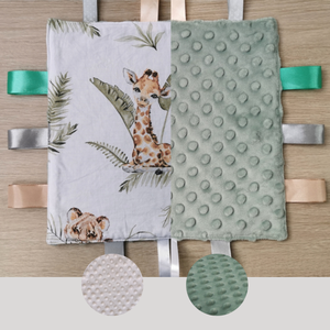 Cimkekendő kölyök vadállatos-Zsálya minkyvel - UNISEX - játék & sport - 3 éves kor alattiaknak - alvóka & rongyi - Meska.hu