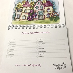Határidőnapló - otthon & életmód - papír, írószer - jegyzetfüzet & napló - Meska.hu