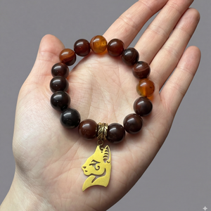 Corneol karkötő  - otthon & életmód - dekoráció - spiritualitás - ásványok - Meska.hu