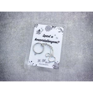 Leszel a koszorúslányom egyszerű nyuszi medálos kulcstartó, Esküvő, Meghívó & Kártya, Tanú felkérő, , MESKA