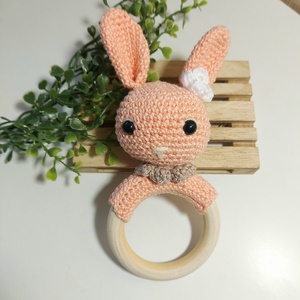 Horgoló szett - Horgolótűvel - DIY - Csináld magad - Nyuszis Csörgő - diy (csináld magad) - egységcsomag - Meska.hu