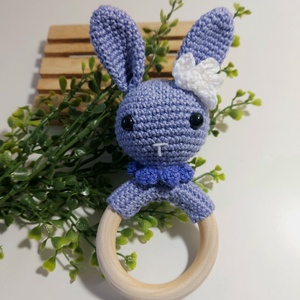 Horgoló szett - Horgolótűvel - DIY - Csináld magad - Nyuszis Csörgő - diy (csináld magad) - egységcsomag - Meska.hu