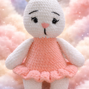 Szoknyás nyuszi, Baba - mama, Baba játékok, Szundikendő, alvóka, Horgolás, MESKA