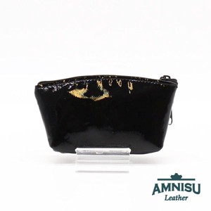 Fekete lakk kettő cipzáras kulcstartó B8002 - táska & tok - kulcstartó & táskadísz - kulcstartó - Meska.hu