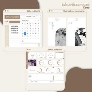 Esküvőszervező Drap - Google Sheets - művészet - grafika & illusztráció - digitális - Meska.hu