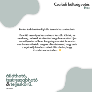 Családi költségvetés - Google Sheets - művészet - grafika & illusztráció - digitális - Meska.hu