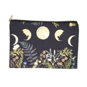 Botanikus holdfázis mintás szütyő � textil ajándéktasak 21x15 cm - Meska.hu