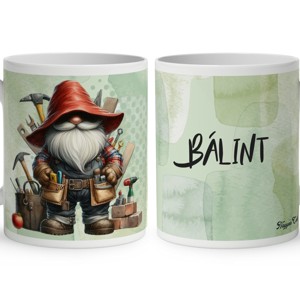 Névvel kérhető - A legjobb Ezermester manó mintás bögre, Otthon & Életmód, Konyhafelszerelés, tálalás, Tálalás, Bögre & Csésze, , MESKA