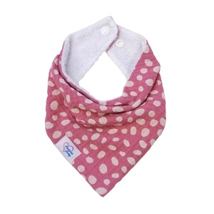 Nyálkendő, vízhatlan, foltok, pink - Meska.hu