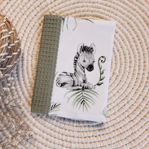 Egészségügyi kiskönyv borító, zebra - Meska.hu