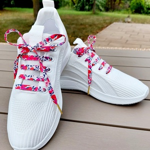 Liberty cipőfűző, Wiltshire pink, LuannaBaby  - ruha & divat - cipő & papucs - cipő, szandál - Meska.hu