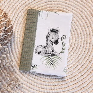 Egészségügyi kiskönyv borító, zebra - Meska.hu