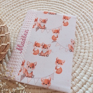 Egészségügyi kiskönyv borító, cuki rókák, LuannaBaby - otthon & életmód - papír, írószer - egészségügyi kiskönyv borító - Meska.hu