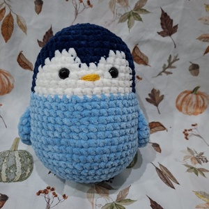 Horgolt pingvin, Játék & Sport, Plüssállat & Játékfigura, Más figura, Horgolás, MESKA