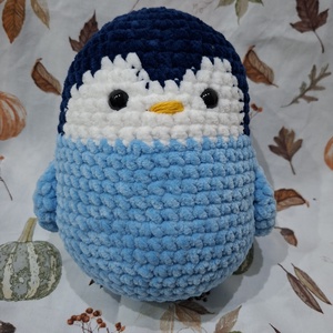 Horgolt pingvin - játék & sport - plüssállat & játékfigura - más figura - Meska.hu