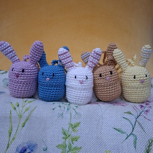 Horgolt nyuszika - Meska.hu