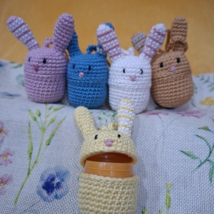 Horgolt nyuszika - otthon & életmód - dekoráció - húsvéti asztaldíszek - Meska.hu