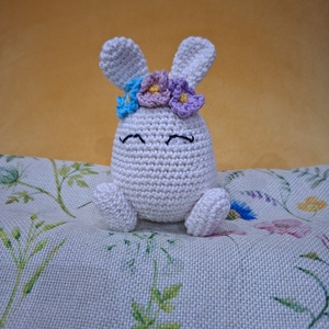 Horgolt nyuszitojás - Meska.hu