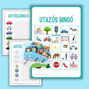 Utazós bingó, Játék & Sport, Készségfejlesztő és Logikai játék, Oktató játékok, Fotó, grafika, rajz, illusztráció, MESKA