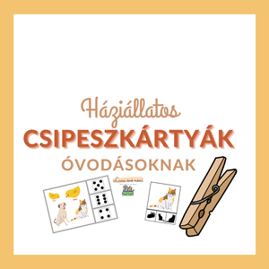 Háziállatos csipeszkártyák (nyomtatható) - Meska.hu