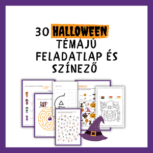 30 oldal halloween témájú feladatlap és színező - Meska.hu