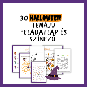 30 oldal halloween témájú feladatlap és színező, Otthon & Életmód, Papír, írószer, Színező, Fotó, grafika, rajz, illusztráció, MESKA