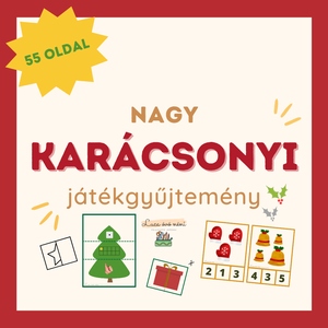 55 oldalnyi karácsonyi fejlesztő játék (nyomtatható) - Meska.hu