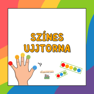 Színes ujjtorna (nyomtatható), Játék & Sport, Készségfejlesztő és Logikai játék, Oktató játékok, Fotó, grafika, rajz, illusztráció, MESKA