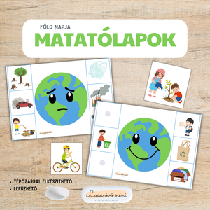 Matatólap a Föld napjára(nyomtatható pdf) - Meska.hu