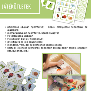 Méhecskés fejlesztő játékok (pdf) - játék & sport - készségfejlesztő és logikai játék - oktató játékok - Meska.hu