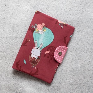 Nyuszis-hőlégballonos egészségügyi kiskönyv borító - Meska.hu Nyuszis-hőlégballonos egészségügyi kiskönyv borító - Meska.hu