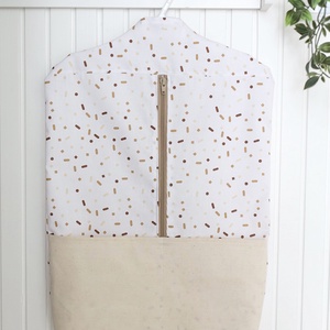 Pöttyös natúr színű ovis zsák  - Meska.hu Pöttyös natúr színű ovis zsák  - Meska.hu